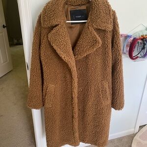 Lucky Brand Tan Sherpa Coat